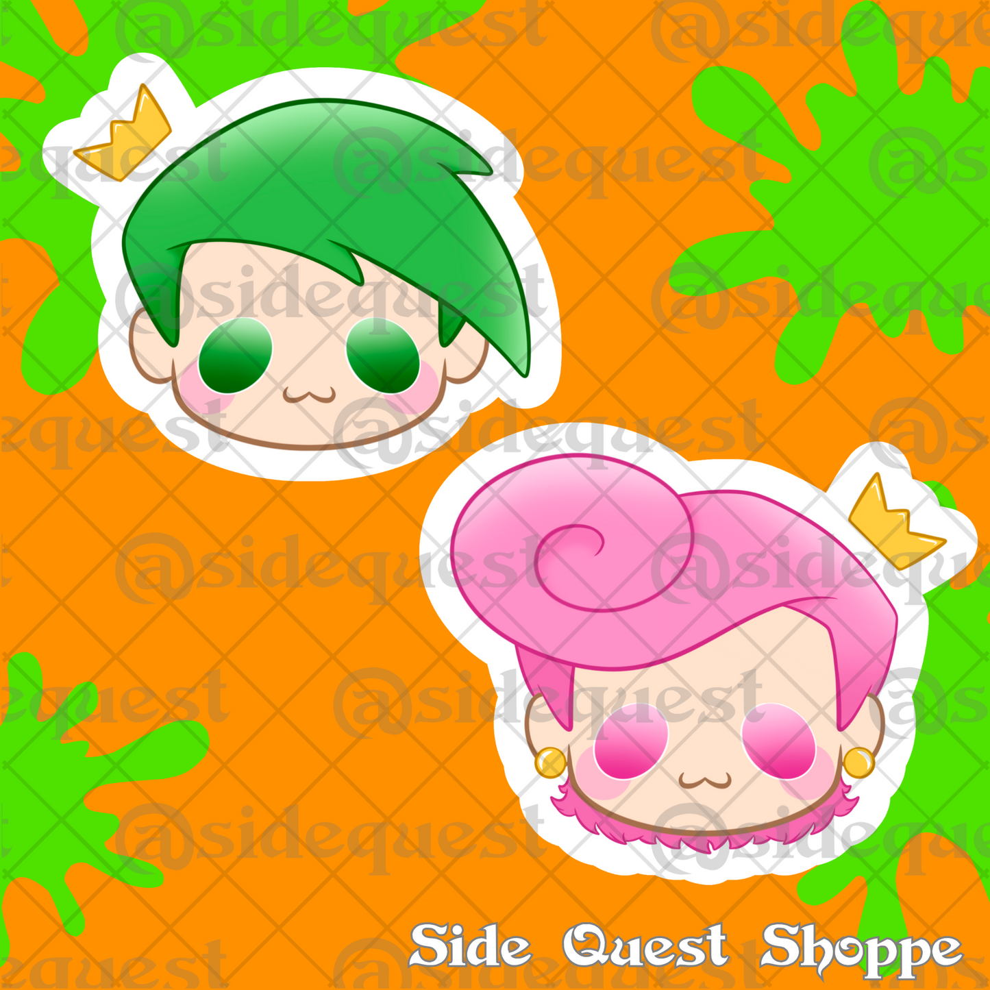 Nick Cartoons Water Resistant Vinyl Sticker
