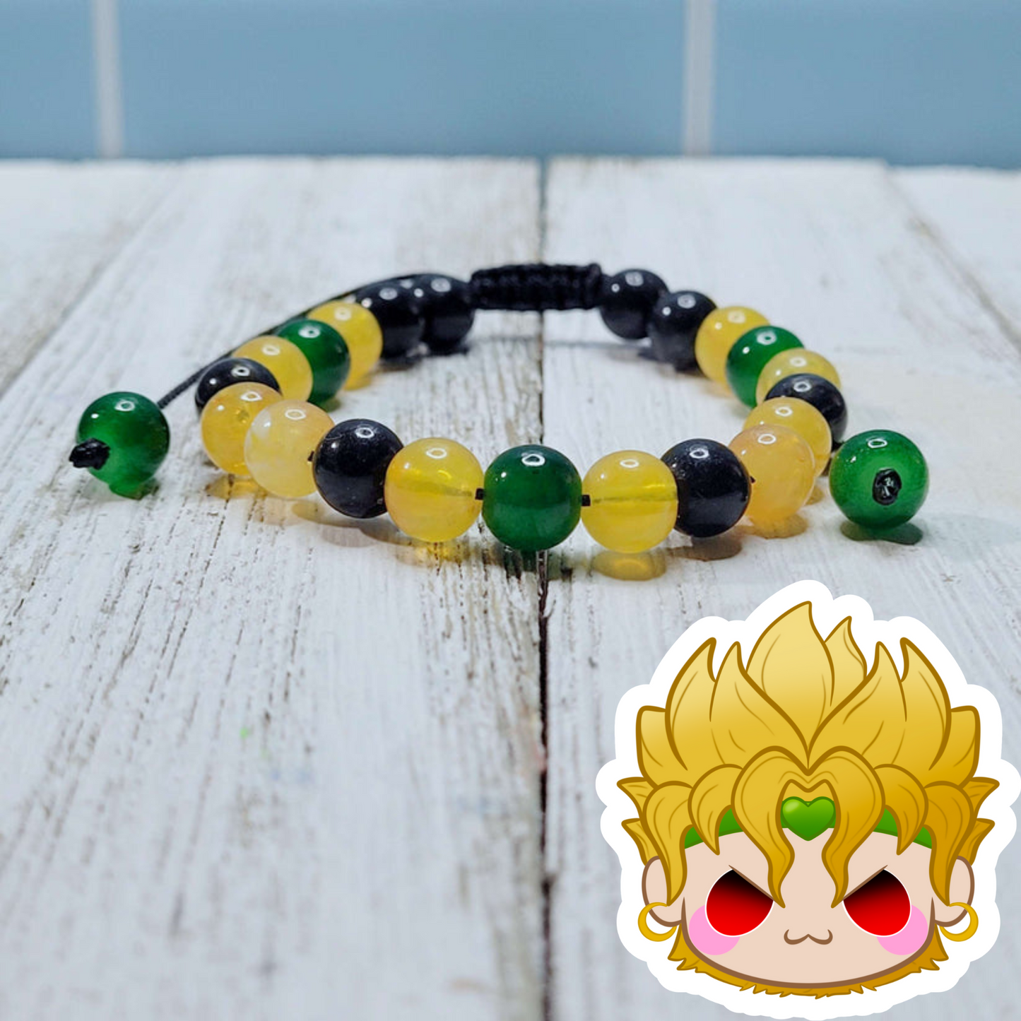 Dio Adjustable Bead Bracelet