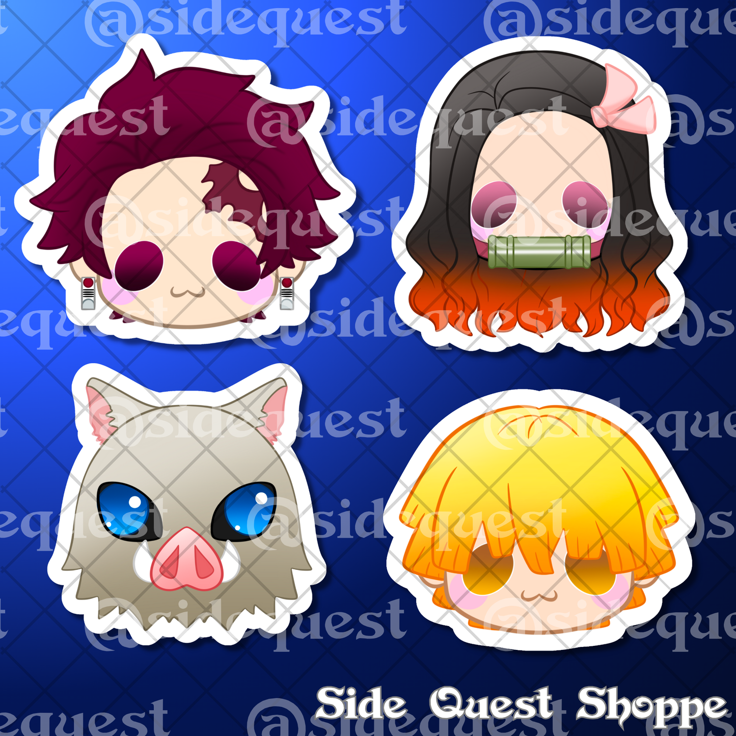 Demons in Japan Anime Water Resistant Vinyl Sticker