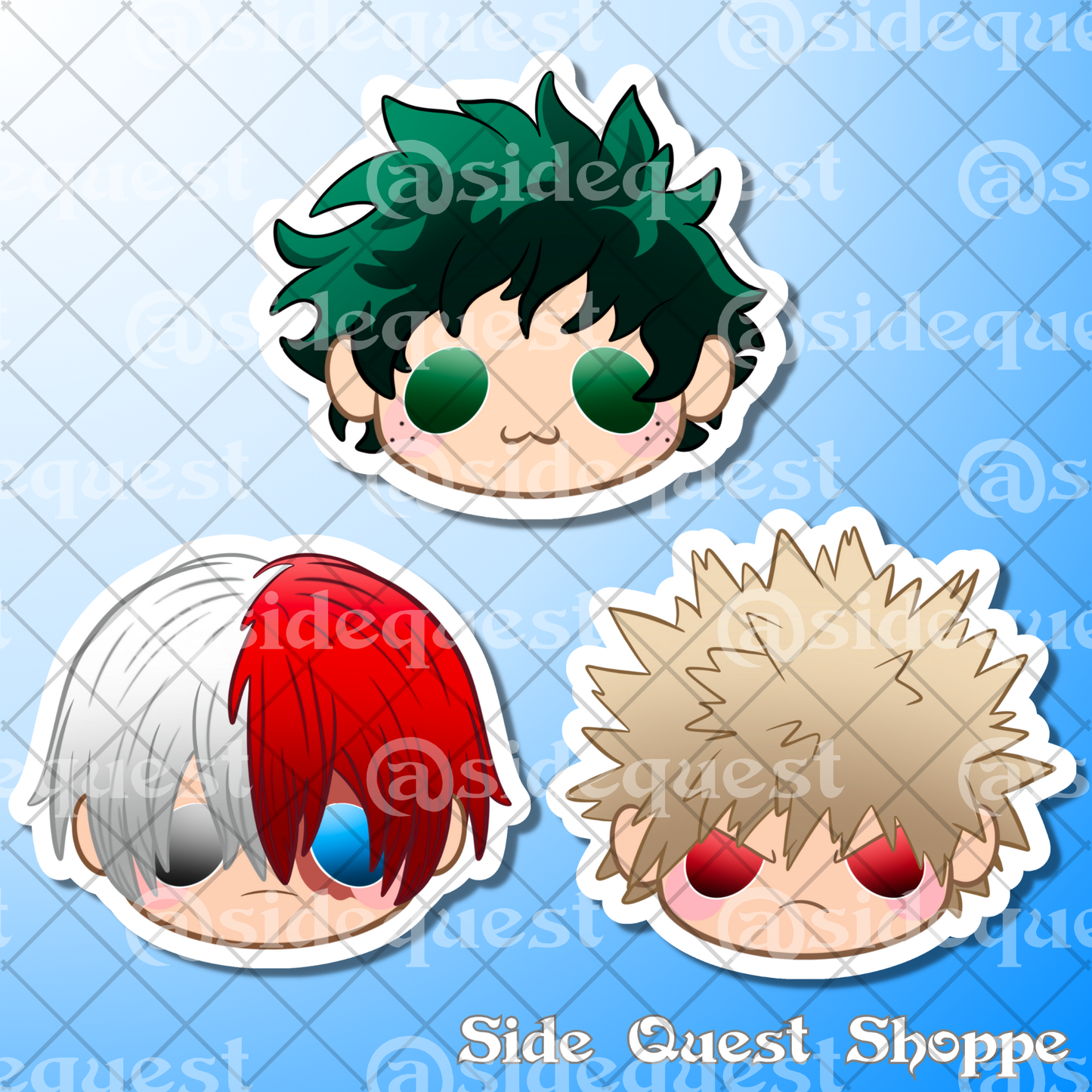 Hero School Anime Water Resistant Vinyl Sticker