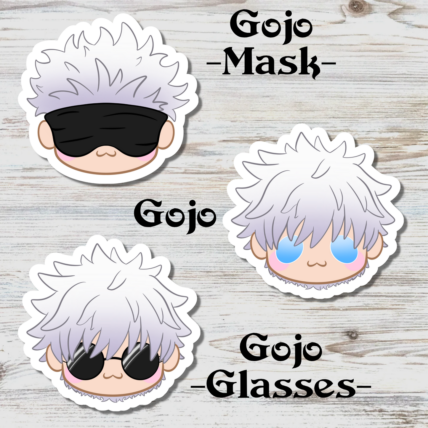 Sorcerer Fights Anime Water Resistant Vinyl Sticker