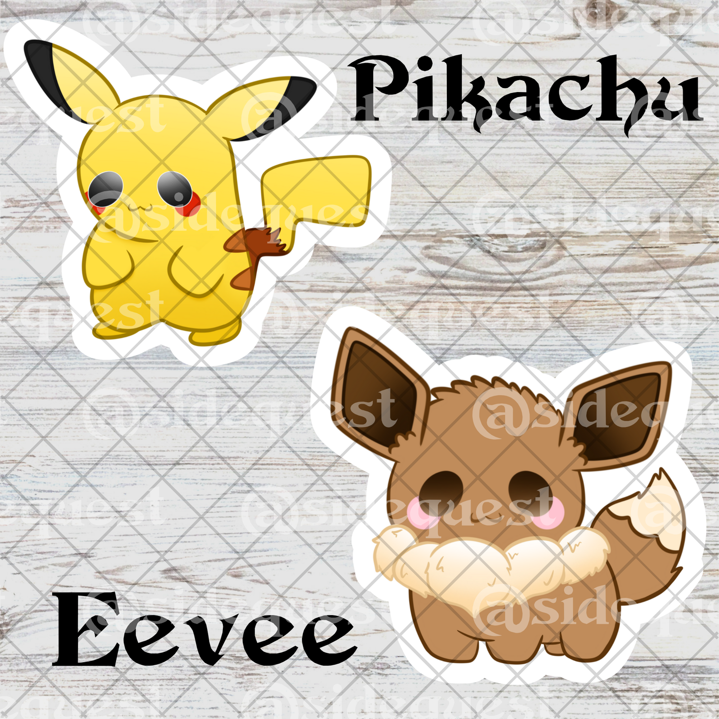 Pocket Creatures Game Water Resistant Vinyl Sticker