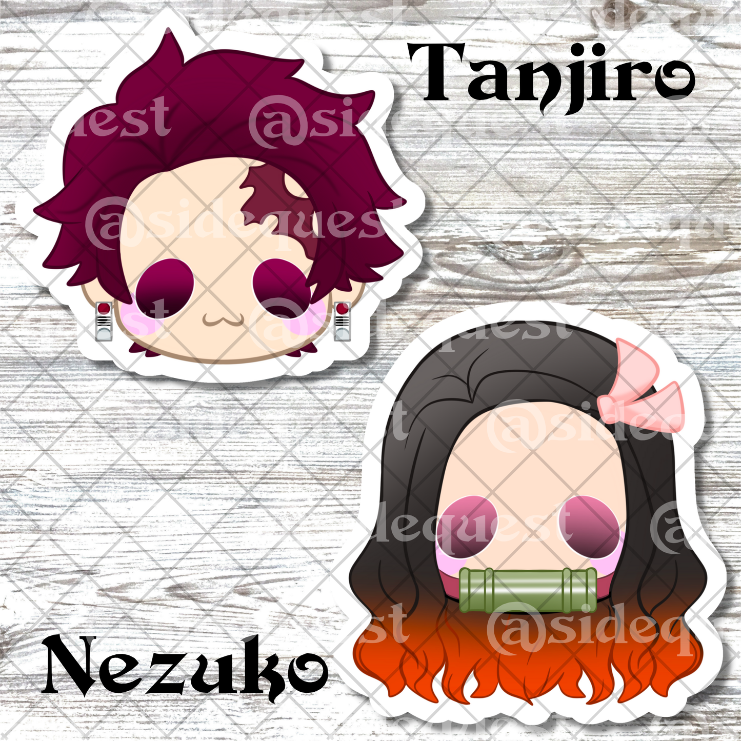 Demons in Japan Anime Water Resistant Vinyl Sticker