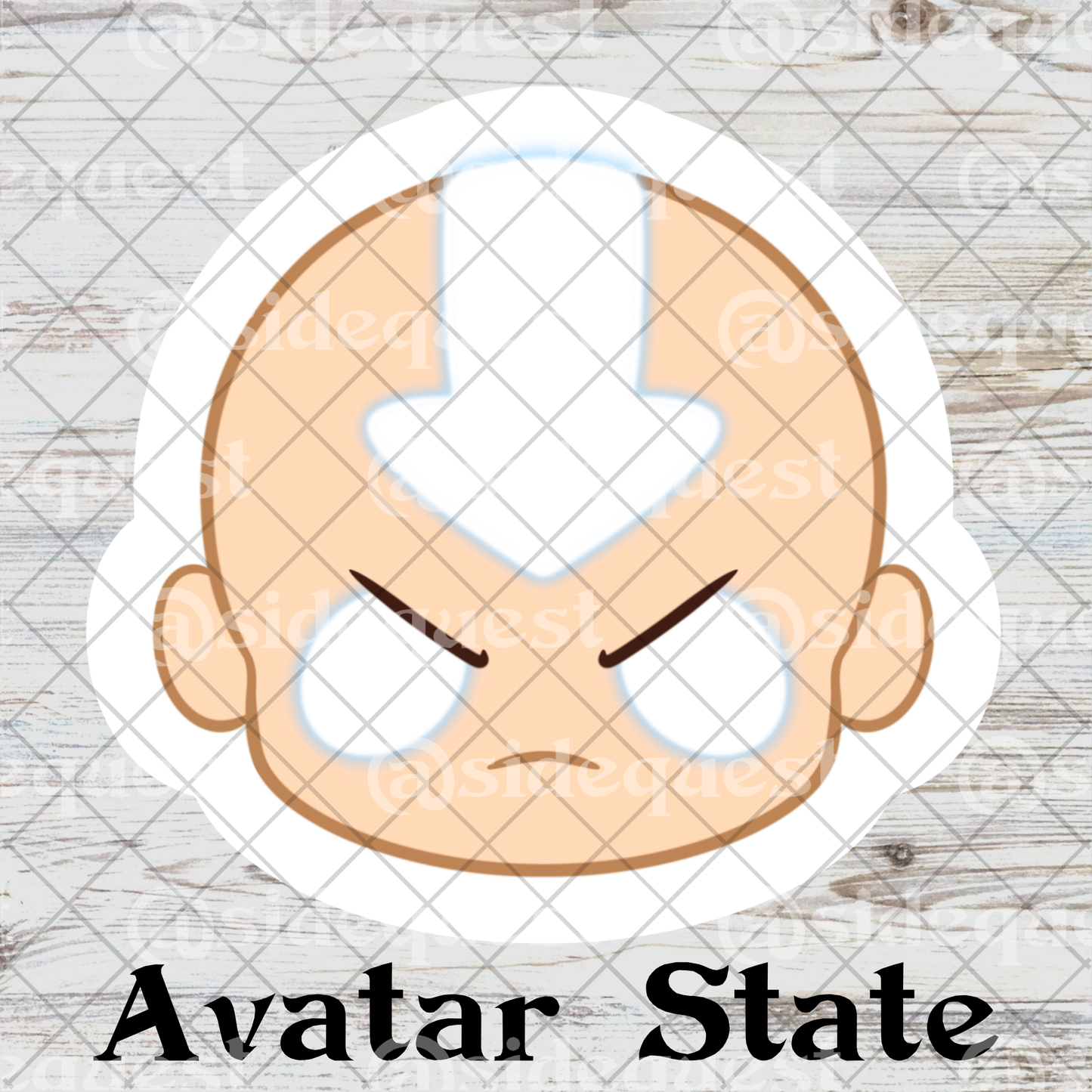 Element Bender Cartoon Water Resistant Vinyl Sticker