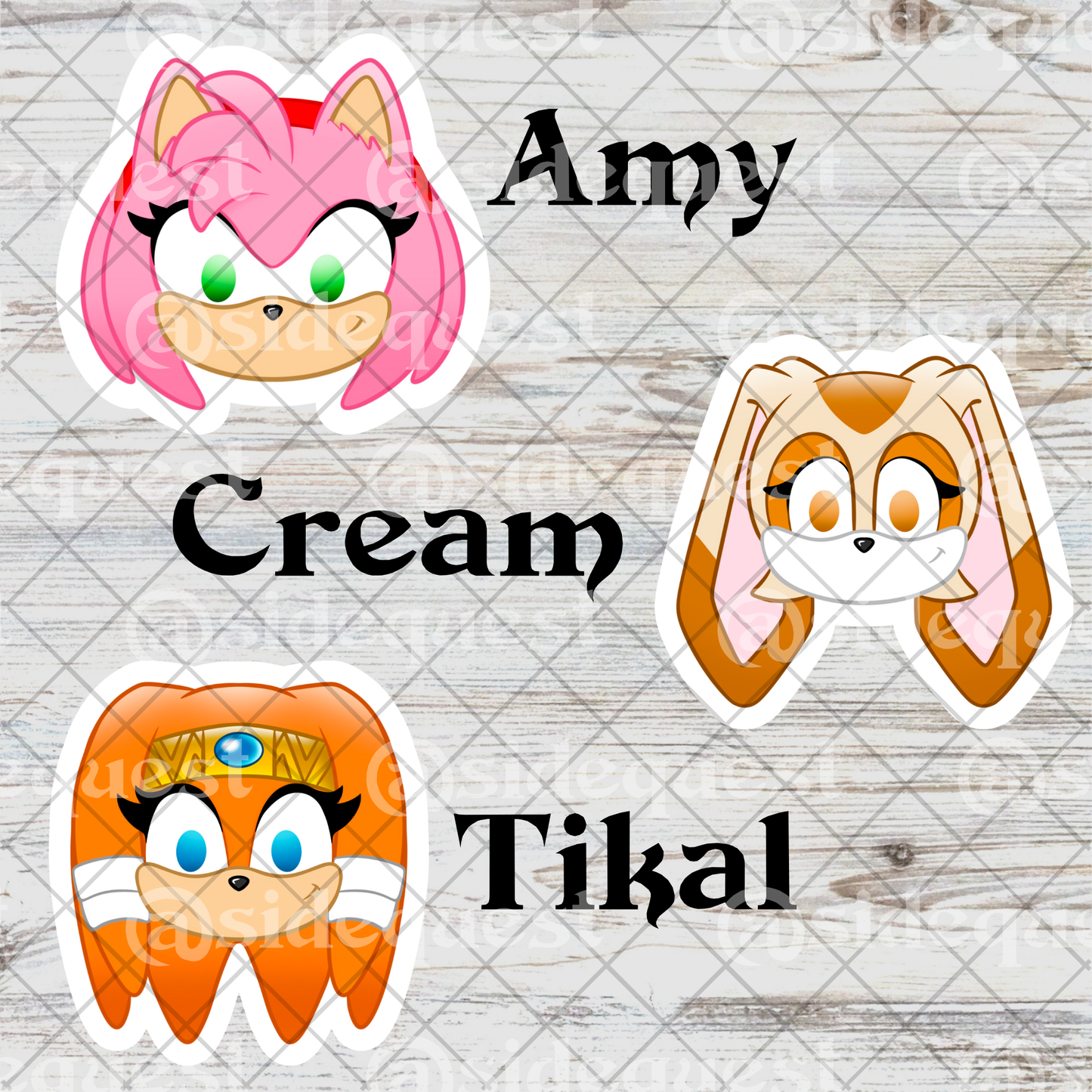 Super Hedgehogs Water Resistant Vinyl Sticker