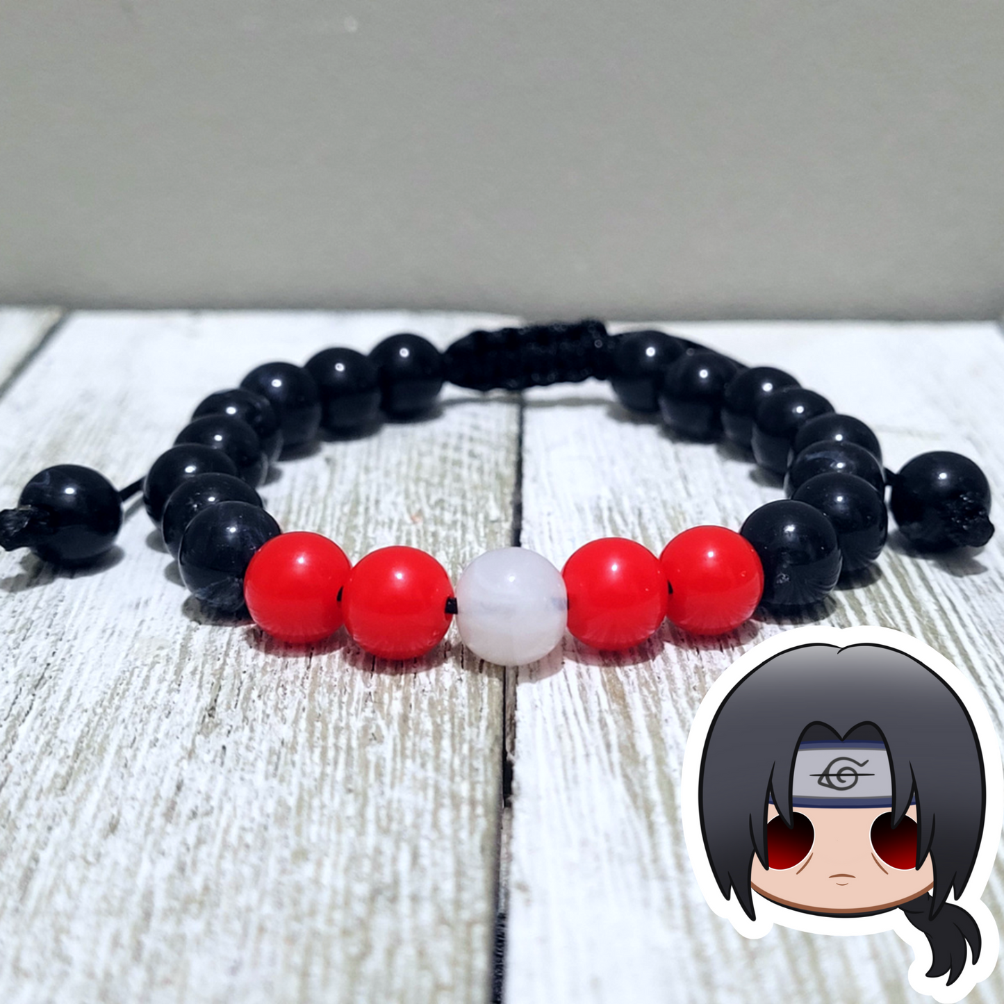 Itachi Adjustable Bead Bracelet