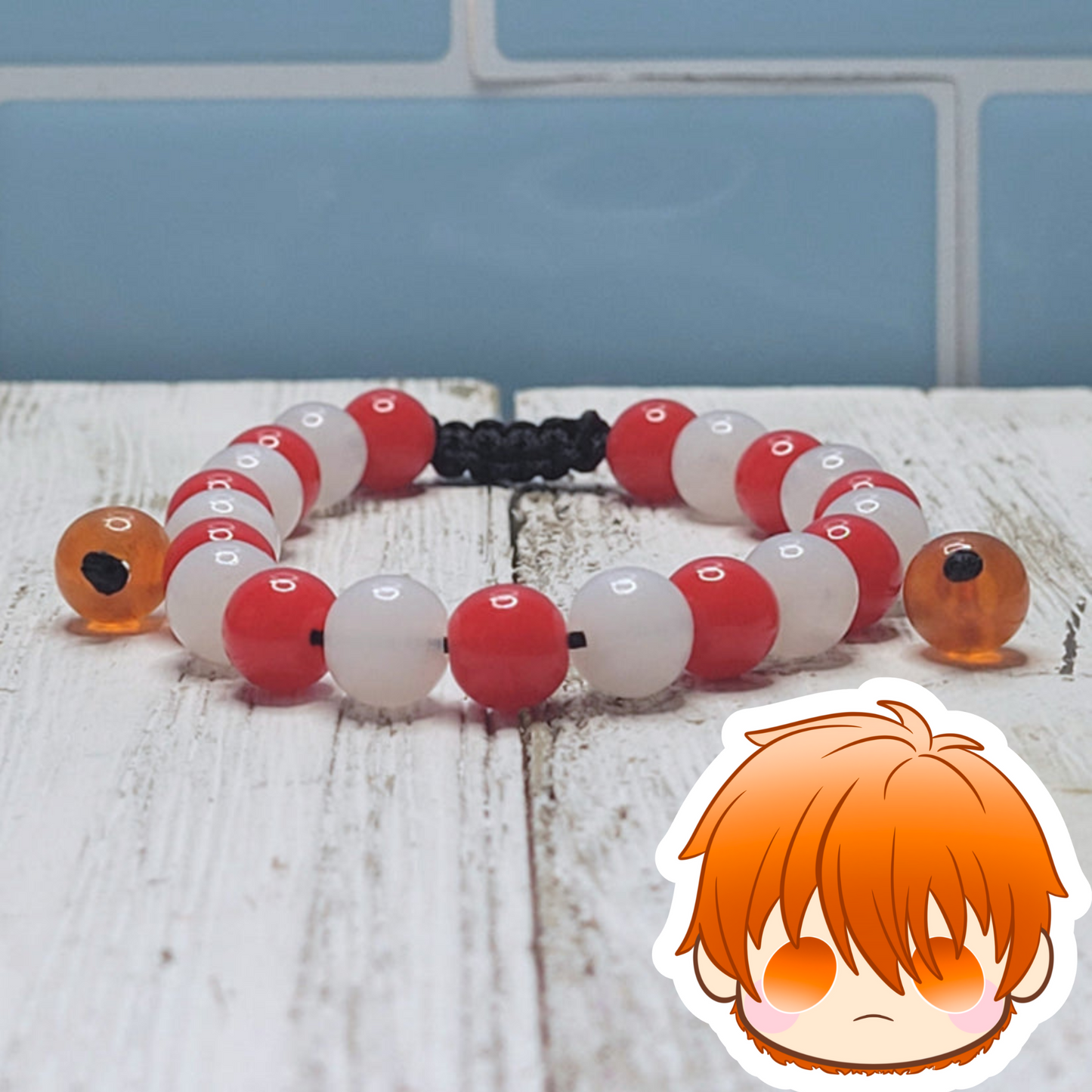 That Cat Adjustable Bead Bracelet