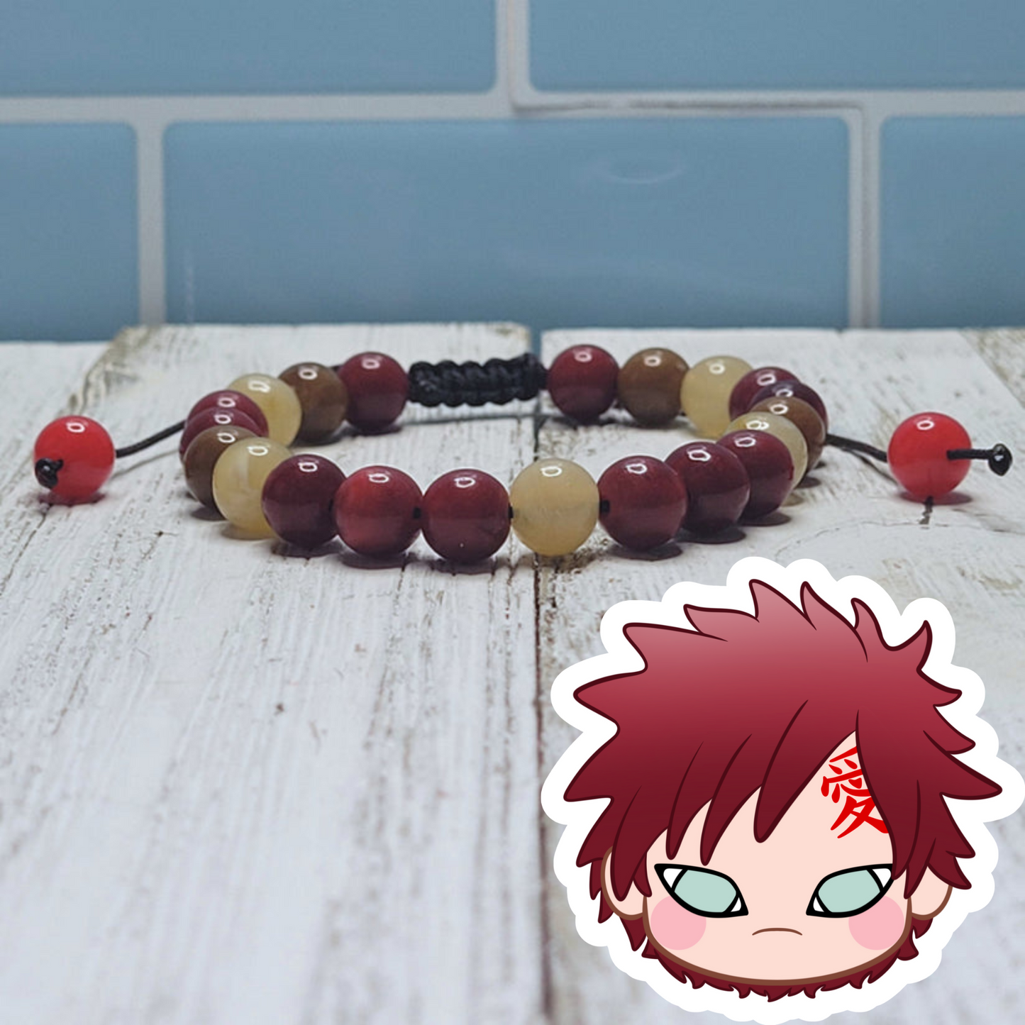 Gaara Adjustable Bead Bracelet