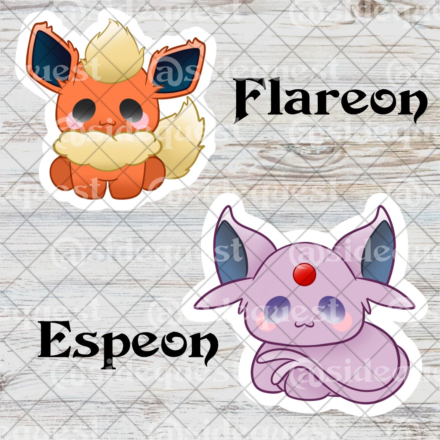 Pocket Creatures Game Water Resistant Vinyl Sticker