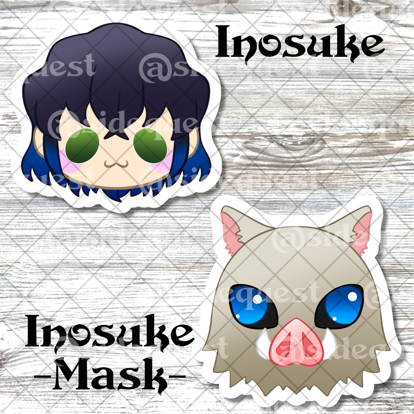 Demons in Japan Anime Water Resistant Vinyl Sticker