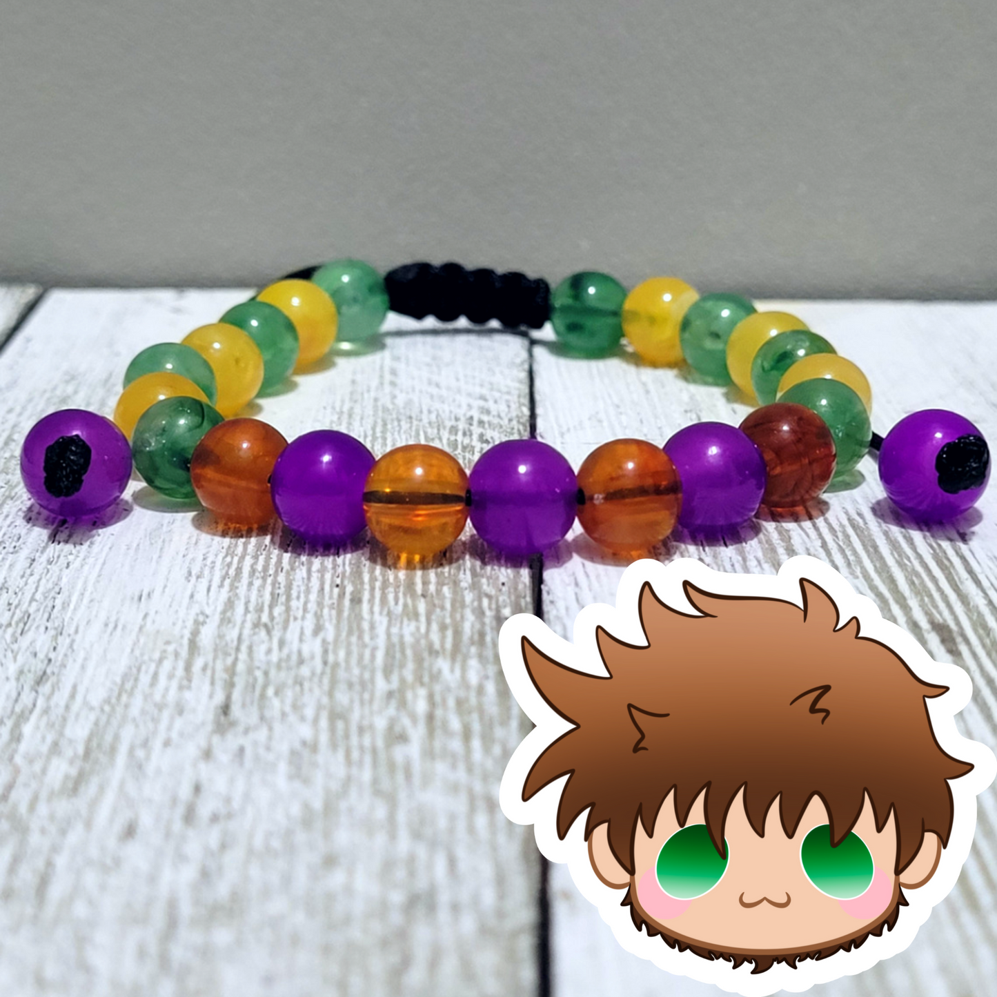 Joseph Joestar Adjustable Bead Bracelet