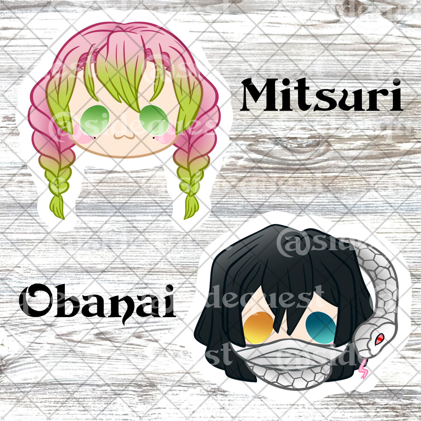 Demons in Japan Anime Water Resistant Vinyl Sticker