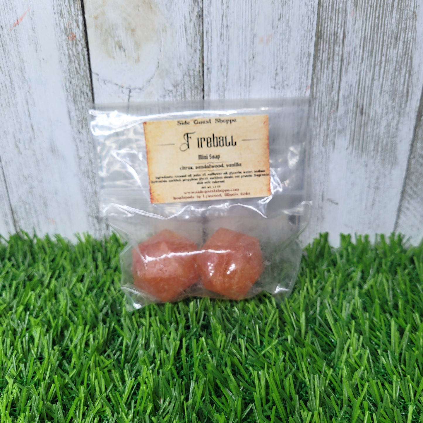 Fireball Dice Mini Soap