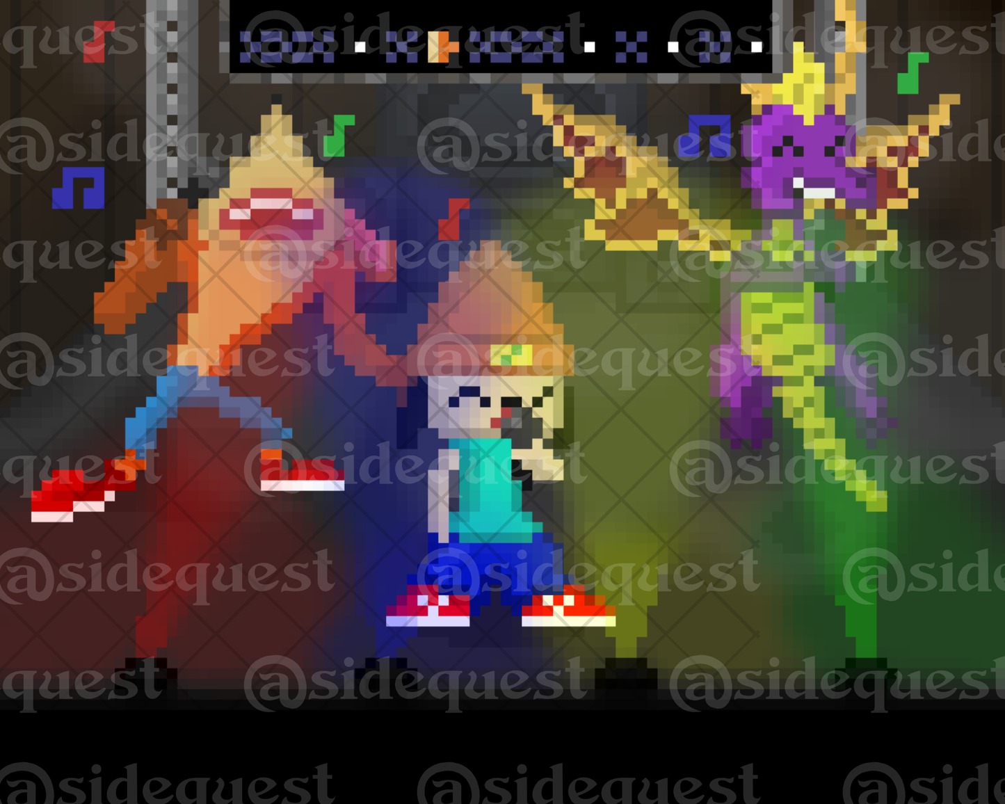 90's Concert Pixel Art Print