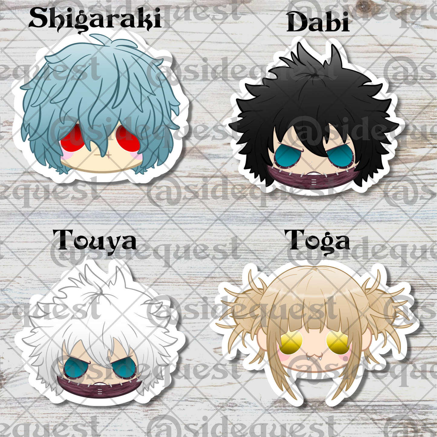 Hero School Anime Water Resistant Vinyl Sticker