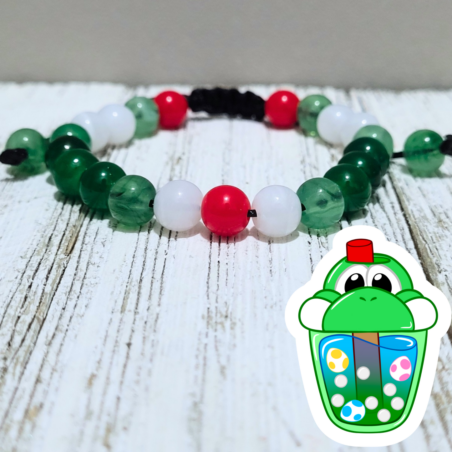 Yoshi Adjustable Bead Bracelet