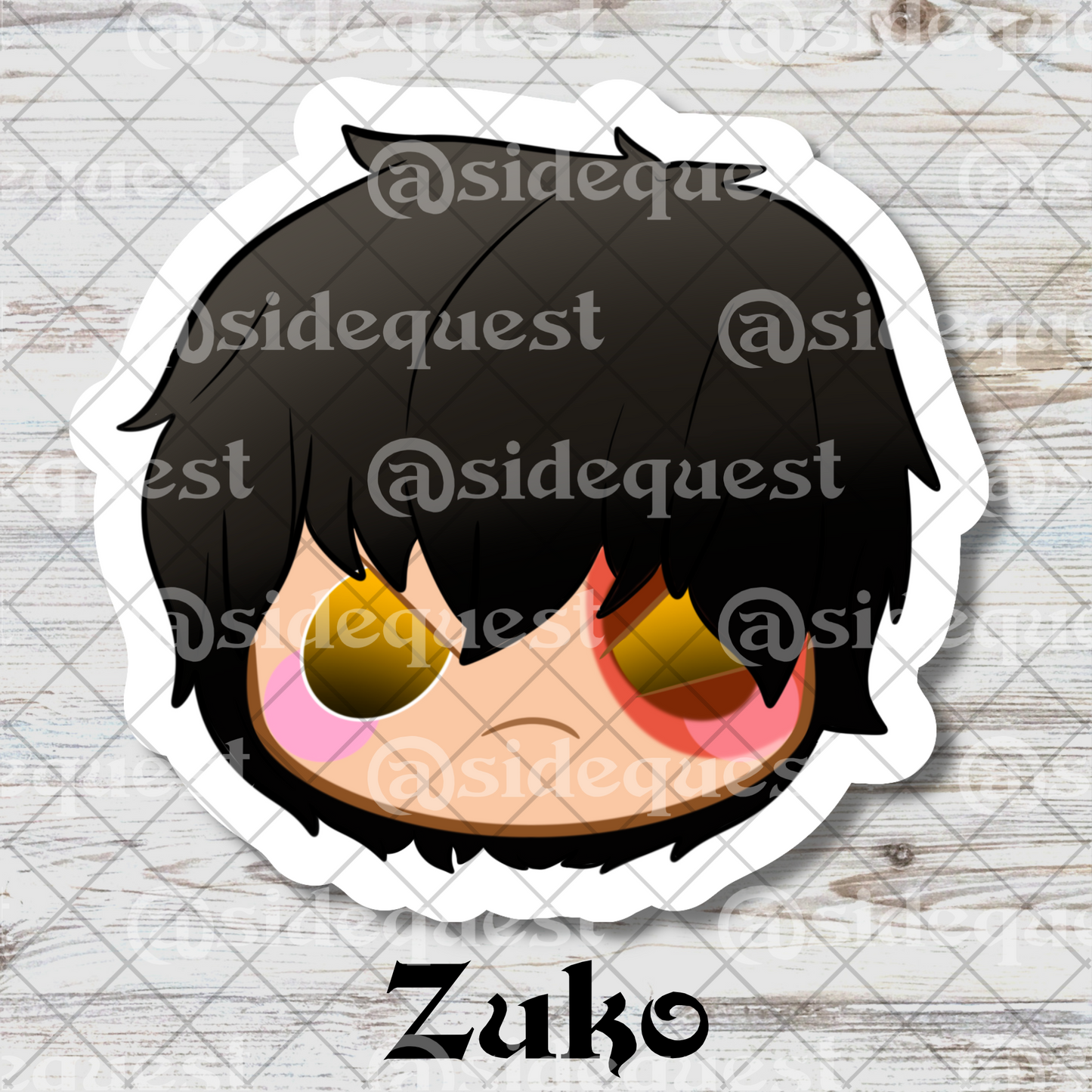 Element Bender Cartoon Water Resistant Vinyl Sticker