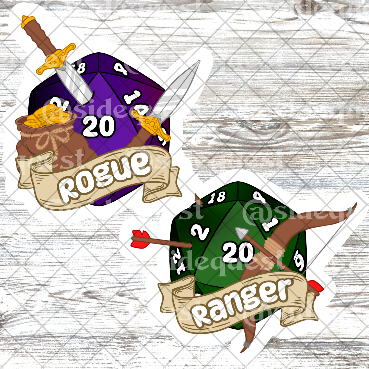 DnD Class Water Resistant Vinyl Sticker