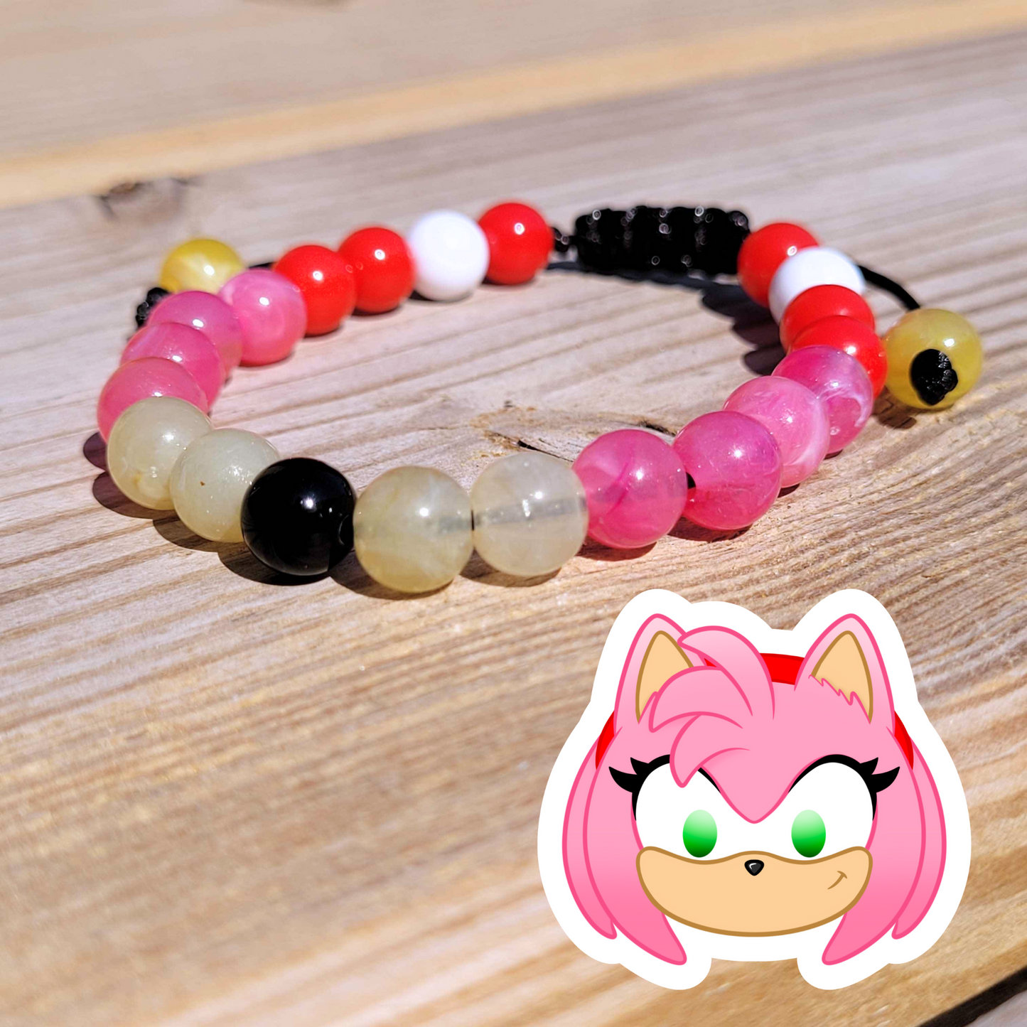 Amy Adjustable Bead Bracelet
