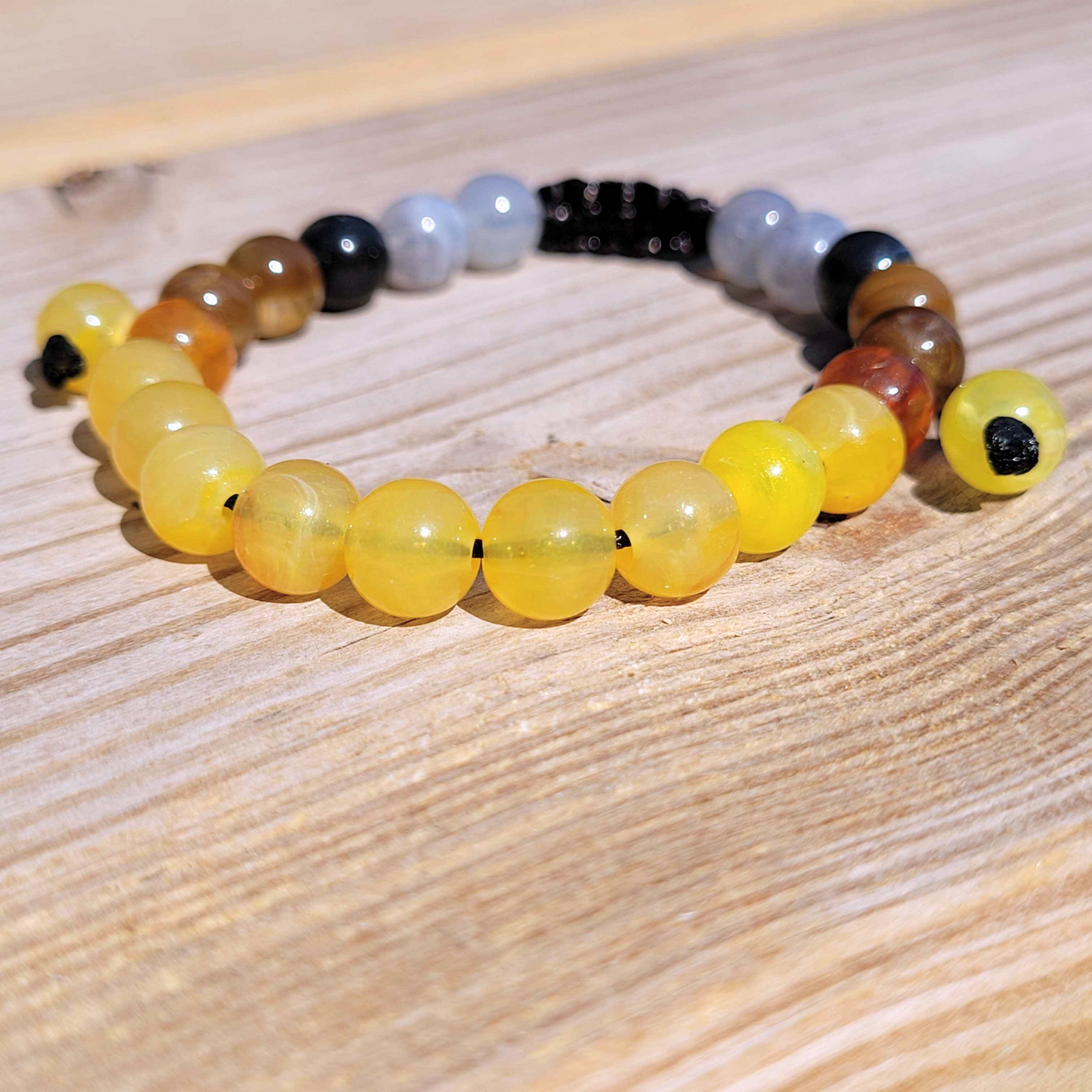 Blaze Adjustable Bead Bracelet