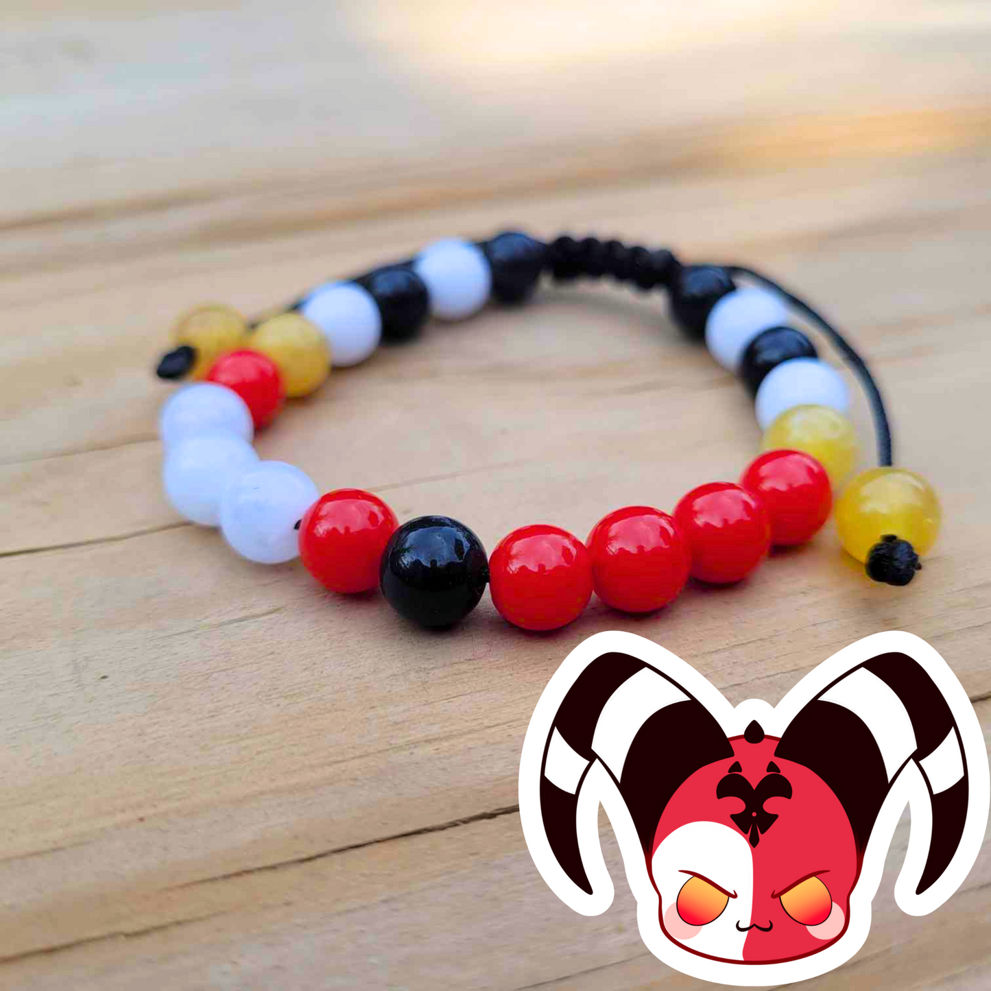 Blitzo Adjustable Bead Bracelet