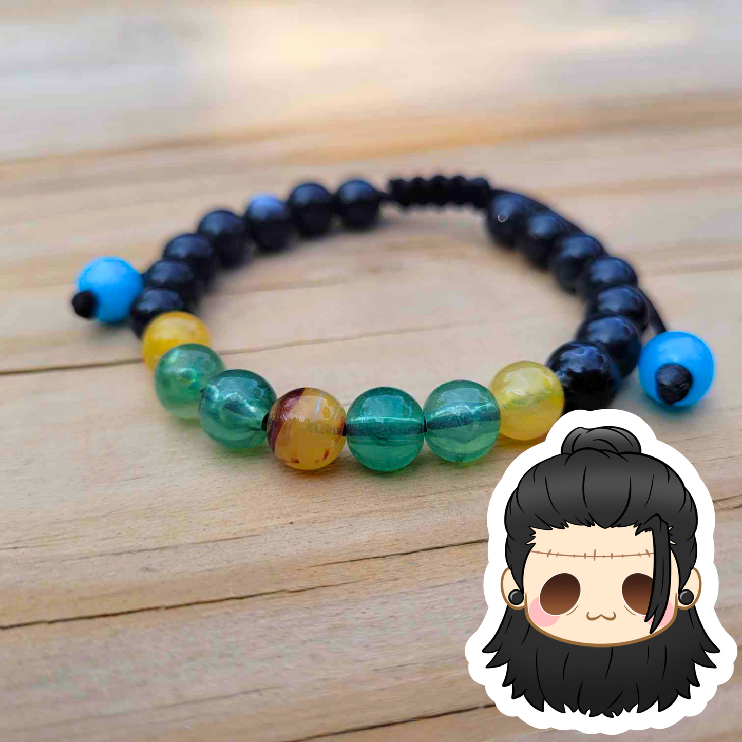 Geto Adjustable Bead Bracelet