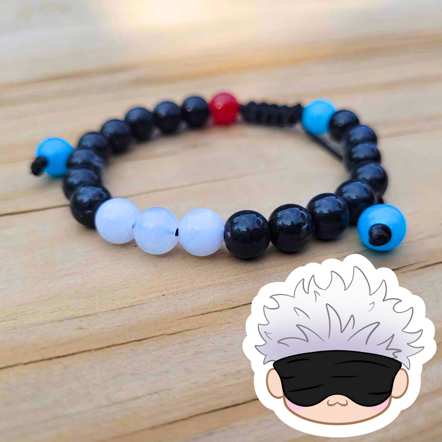 Gojo Adjustable Bead Bracelet