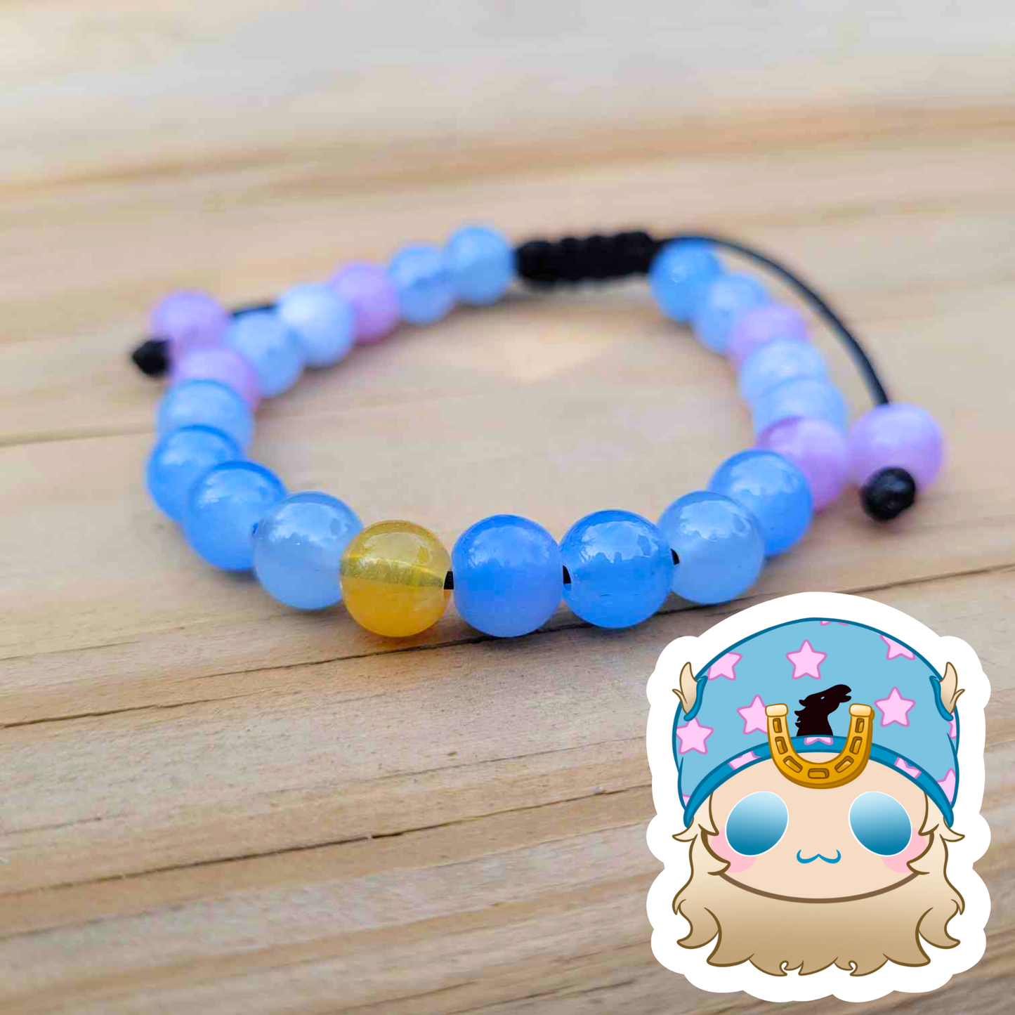 Johnny Joestar Adjustable Bead Bracelet