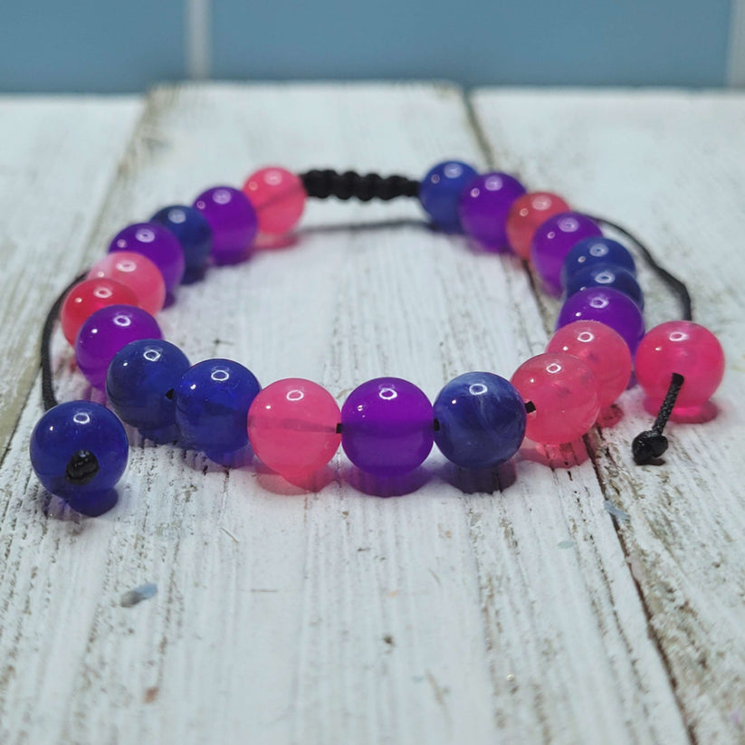 Pride Adjustable Bead Bracelets (Multiple Options)