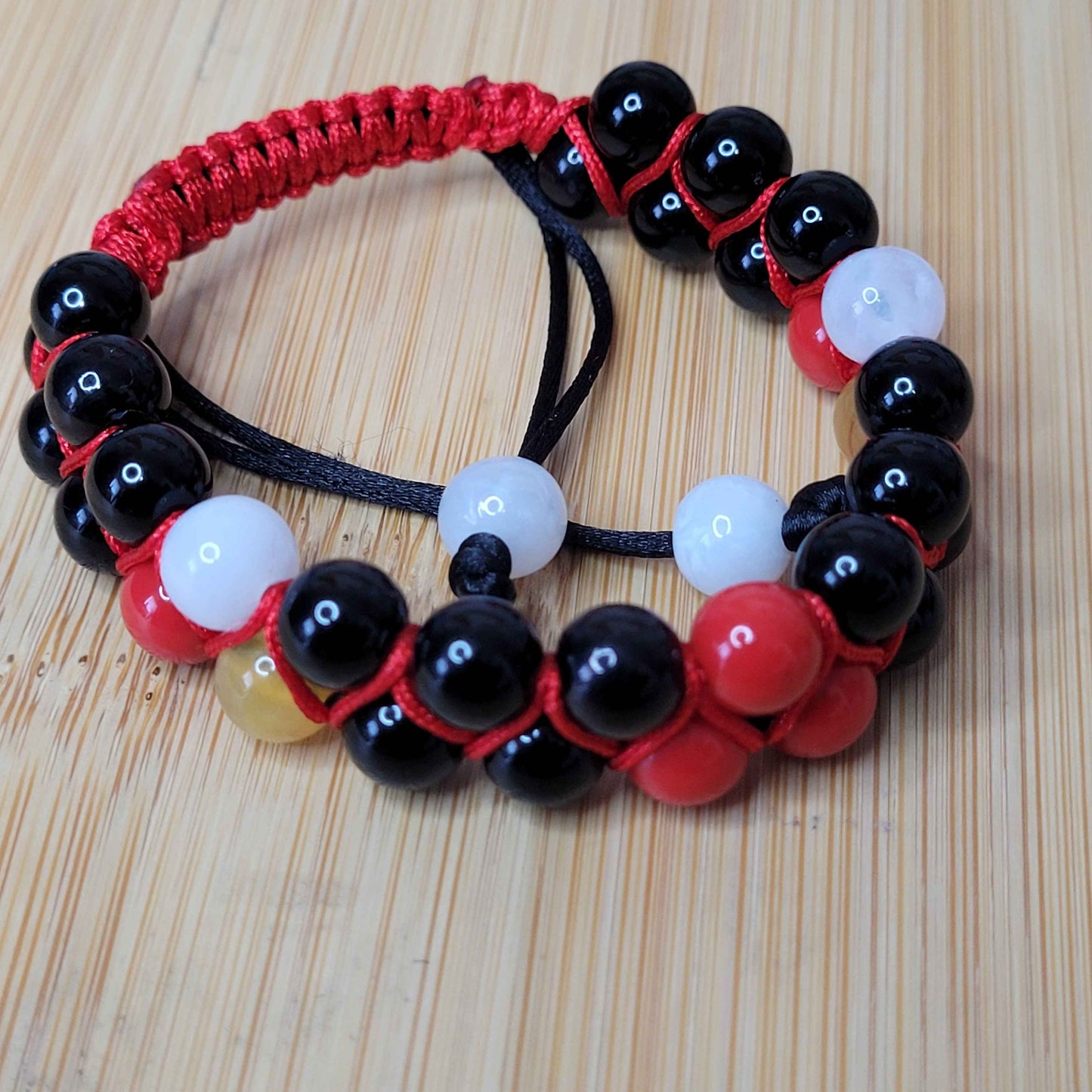 Shadow Adjustable Bead Bracelet