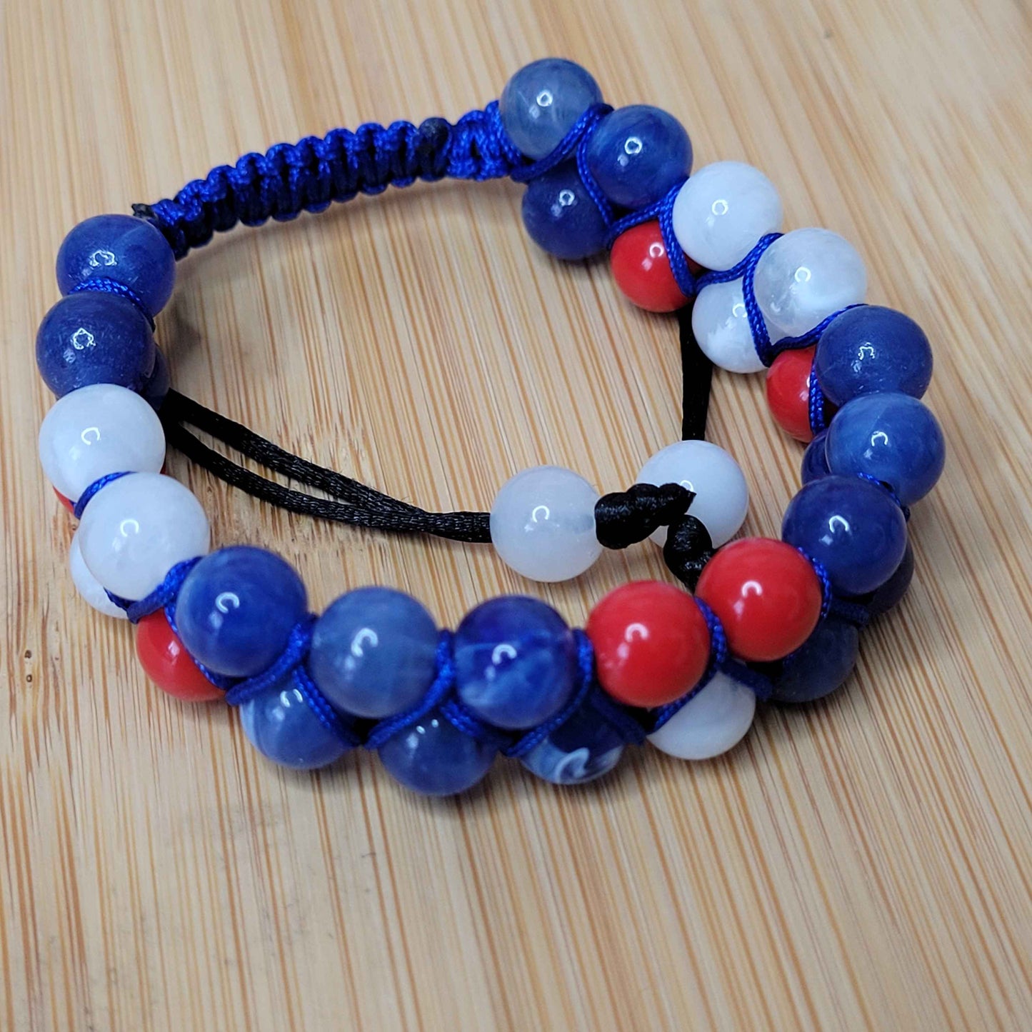 Go Fast Adjustable Bead Bracelet