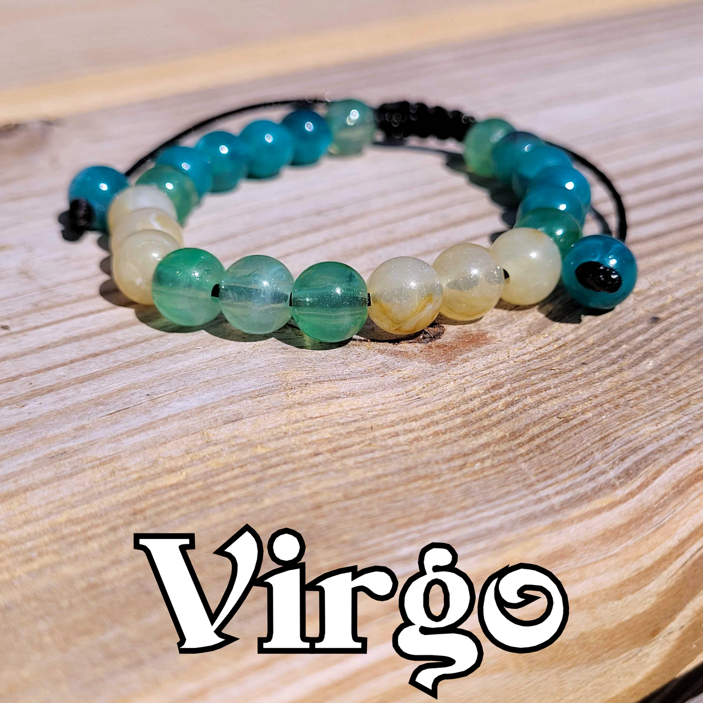 Virgo Adjustable Bead Bracelet
