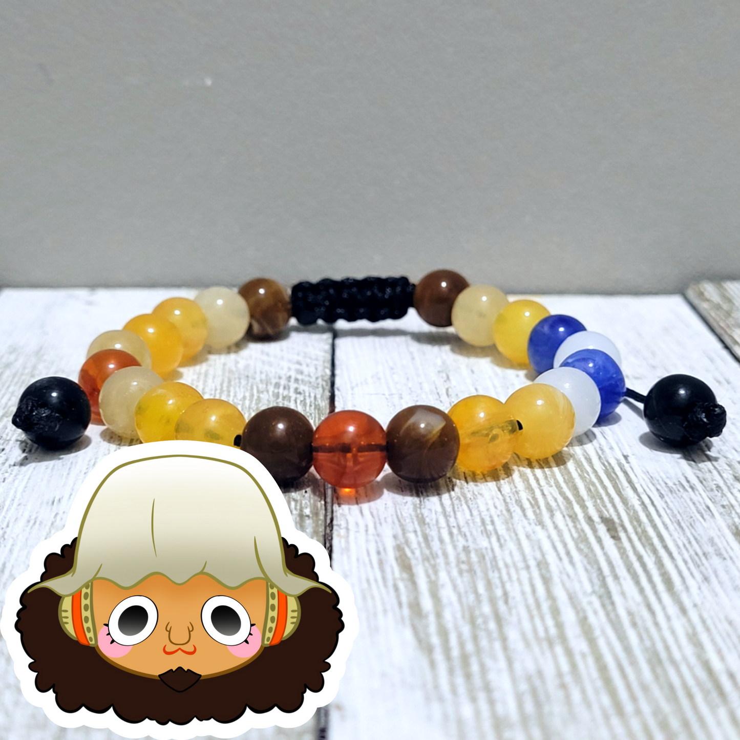 Usopp Adjustable Bead Bracelet