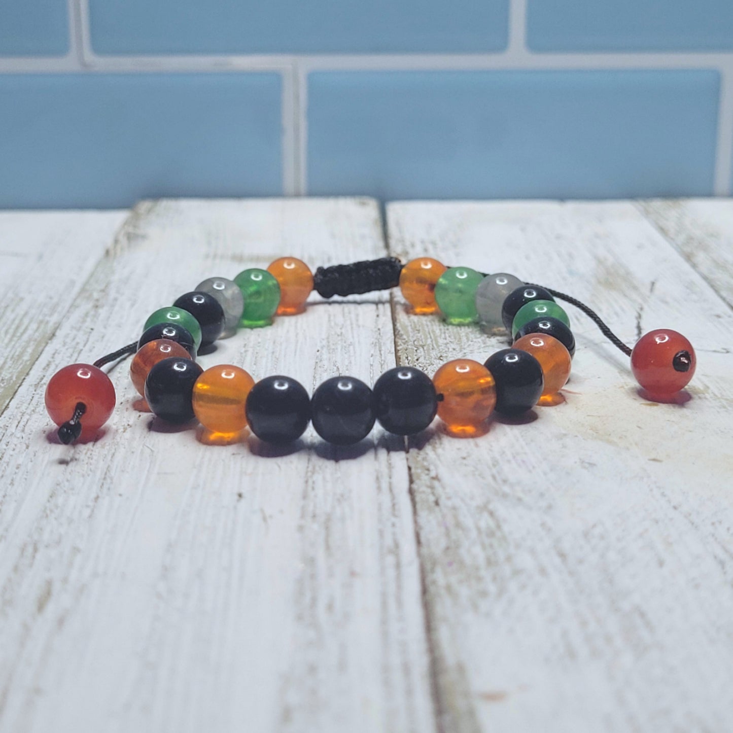 Bakugou Adjustable Bead Bracelet