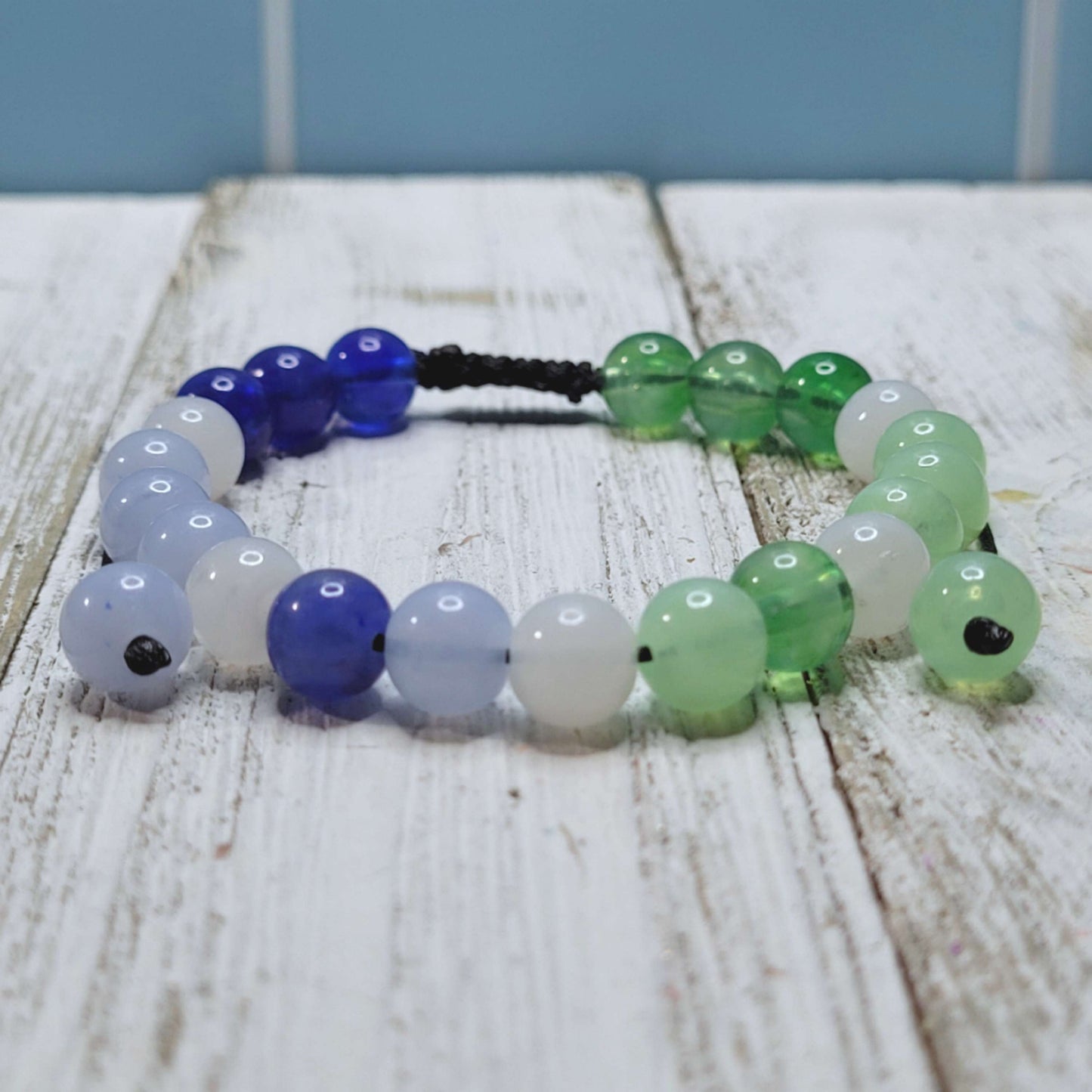 Gay Pride Adjustable Bead Bracelet