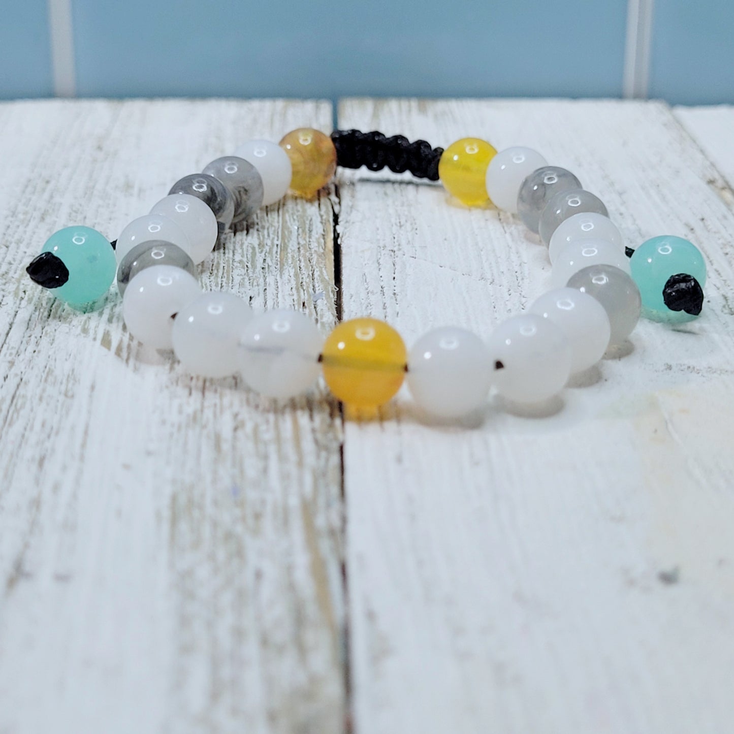 Storm Adjustable Bead Bracelet