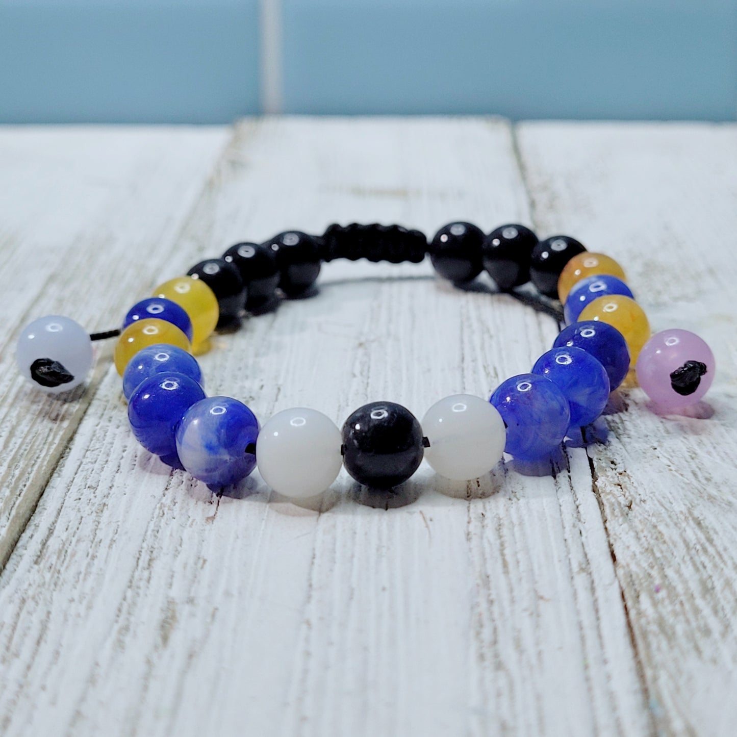 Static Shock Adjustable Bead Bracelet