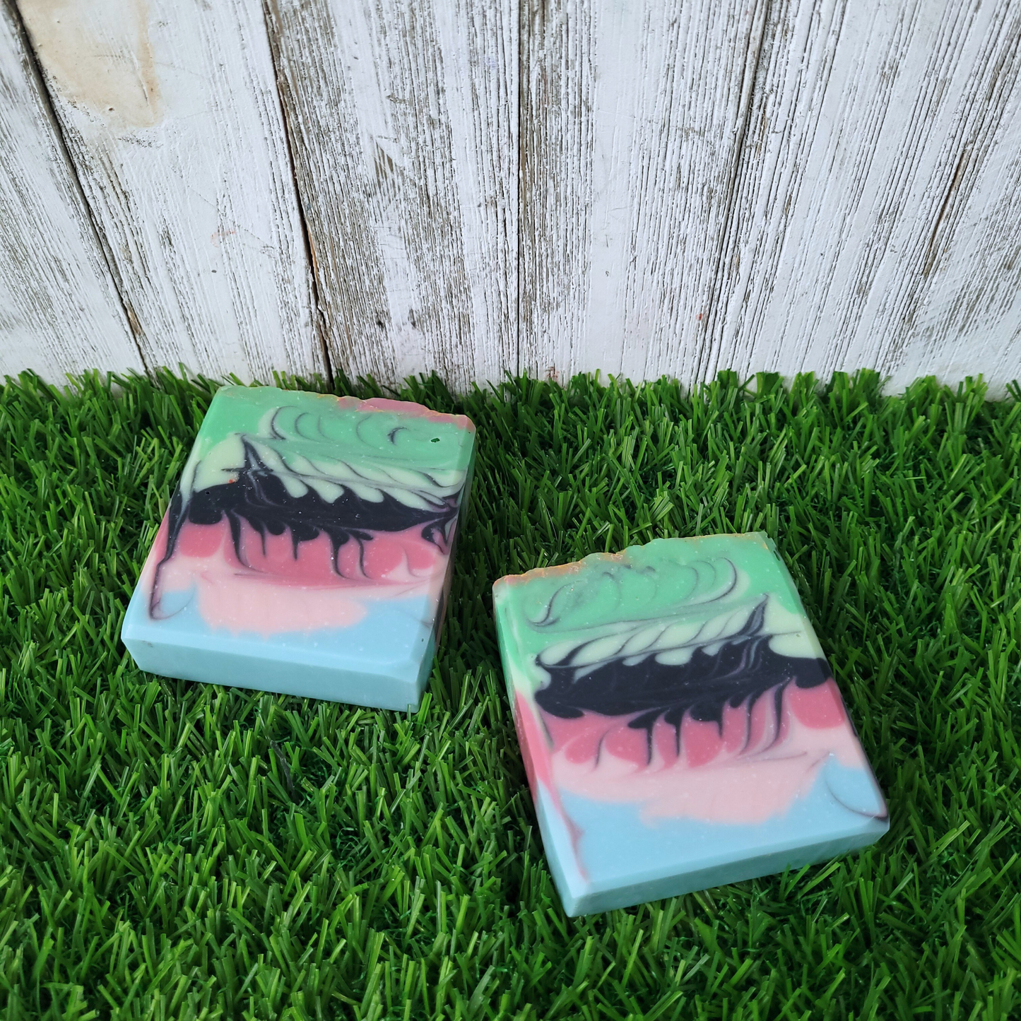 Pink Goes Good With Green Artisan Soap