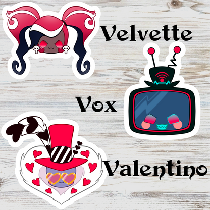 Hazbin Water Resistant Vinyl Sticker