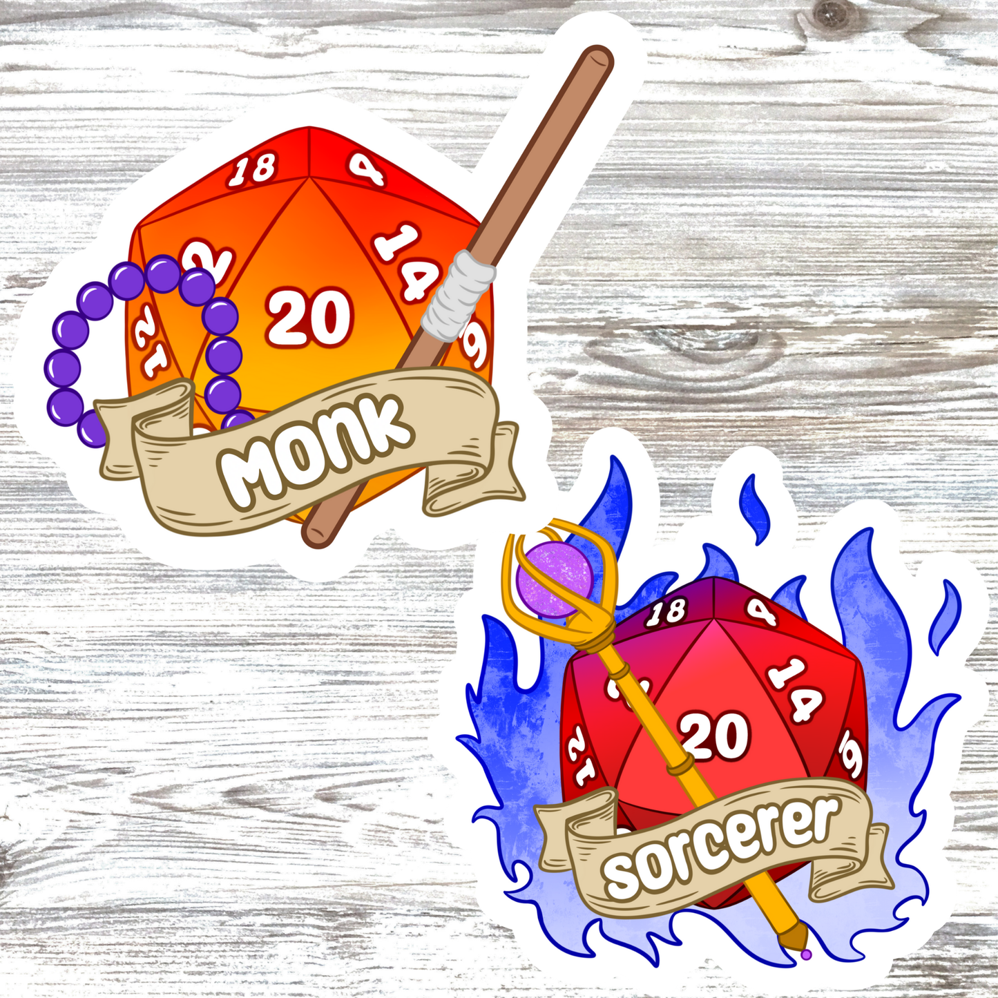 DnD Class Water Resistant Vinyl Sticker