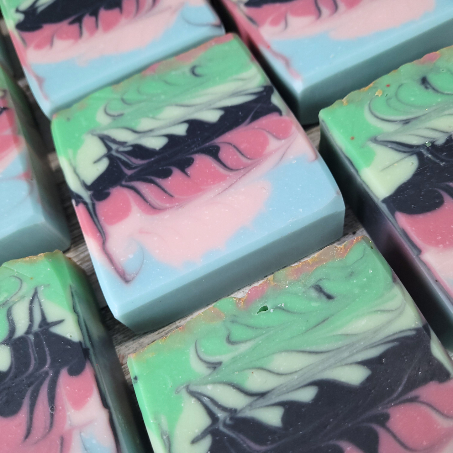 Pink Goes Good With Green Artisan Soap