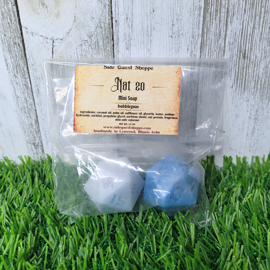 Nat 20 Dice Mini Soap