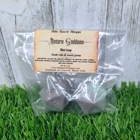 Nature Goddess Dice Mini Soap