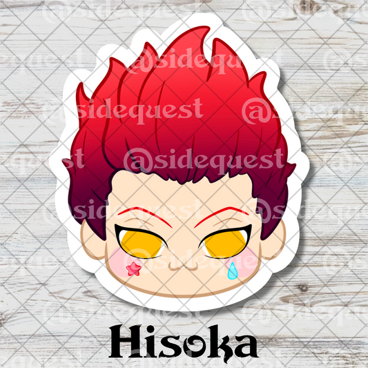 Hisoka is Weird Water Resistant Vinyl Sticker