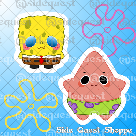 Spongey Water Resistant Vinyl Sticker