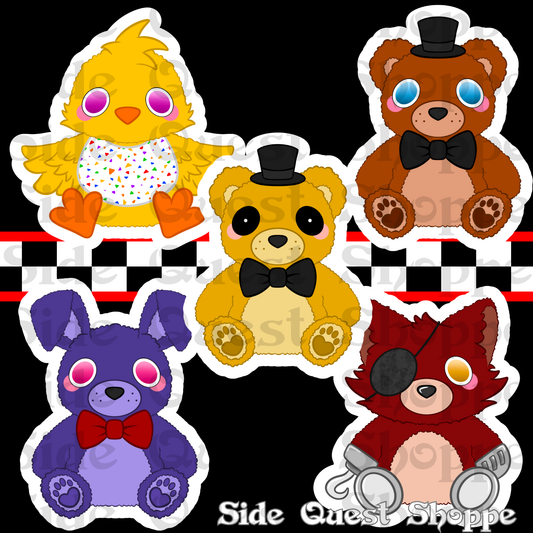 Animatronics Game Water Resistant Vinyl Sticker
