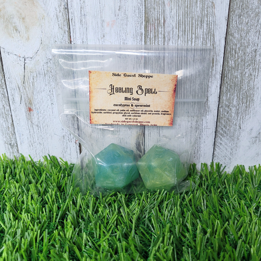 Healing Spell Dice Mini Soap