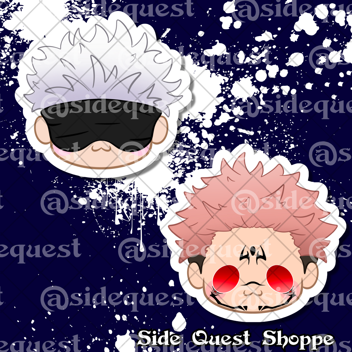 Just Me and My Demon Anime Water Resistant Vinyl Sticker