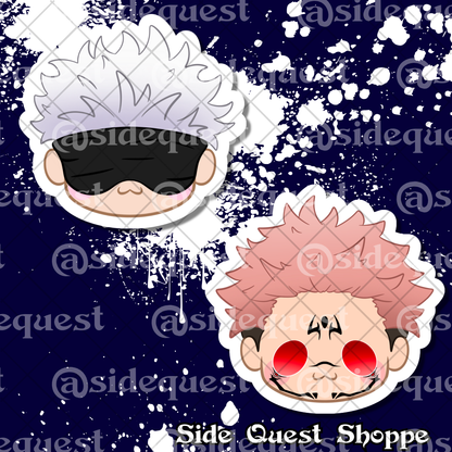 Just Me and My Demon Anime Water Resistant Vinyl Sticker