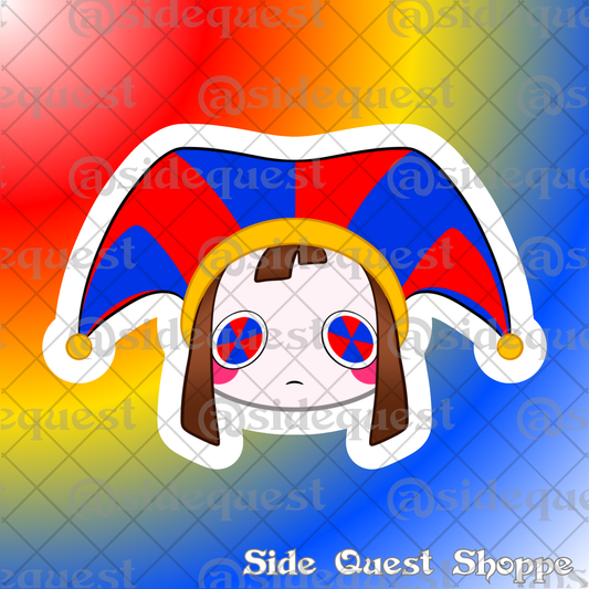 Amazing Confusing Circus Water Resistant Vinyl Sticker